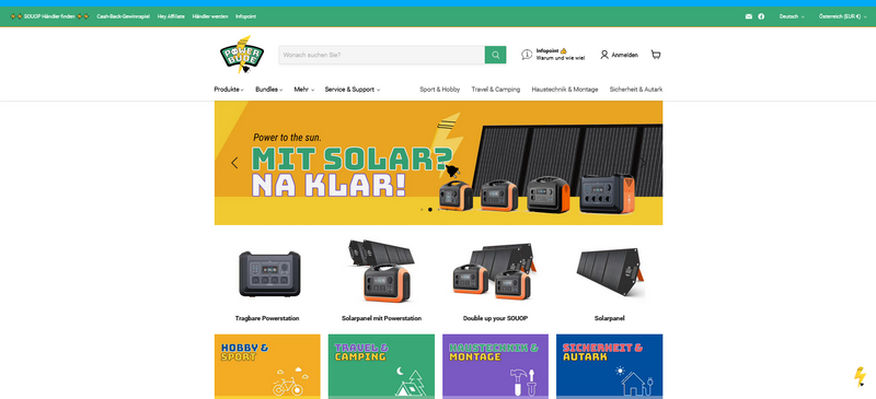 Wir stellen "Powerbude.eu" vor - Powerstation und Solargeneratoren