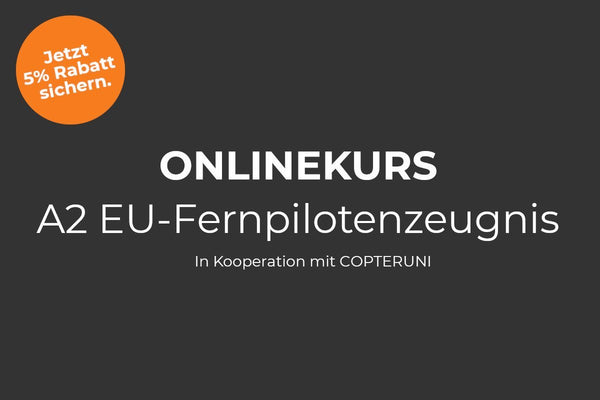 Onlinekurs A2 EU-Fernpilotenzeugnis